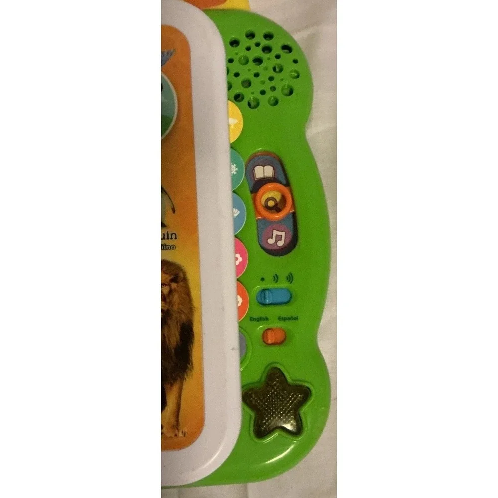 Leap Frog 100 Animals Book - Electronic Toy English/Spanish Free Ship‎